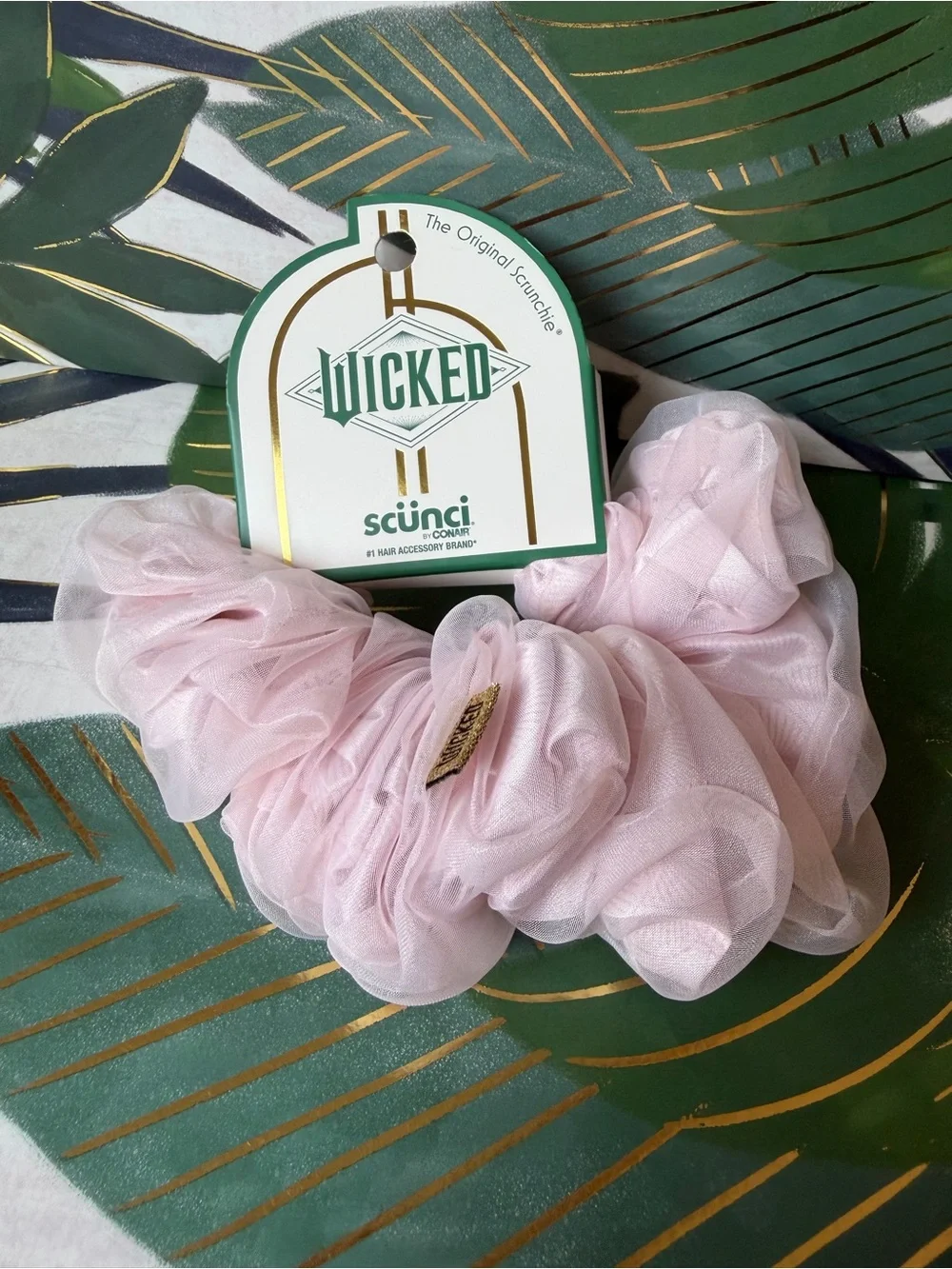 Scünci Wicked Glinda Hair Accessories 6 Piece Bundle Scrunchies Bow NWT